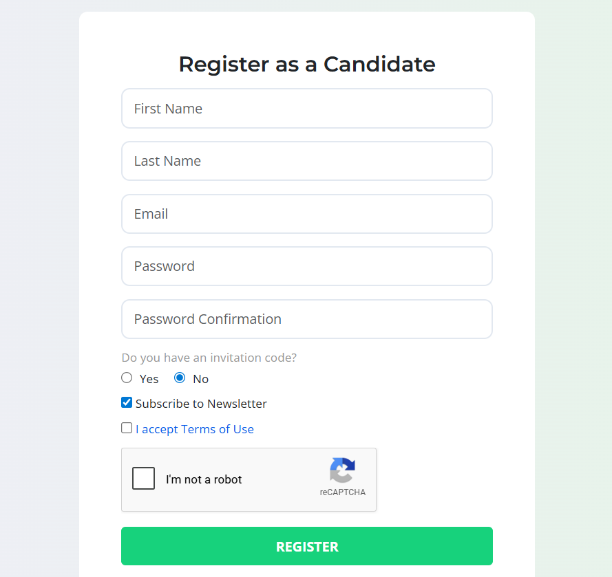 Account form